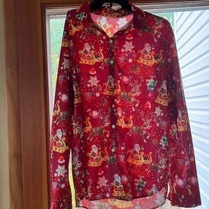 Men’s Christmas Dinner Shirt-Not your ugly Sweater!